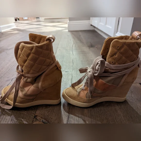 Chloe wedge sneakers/booties - Picture 5 of 6